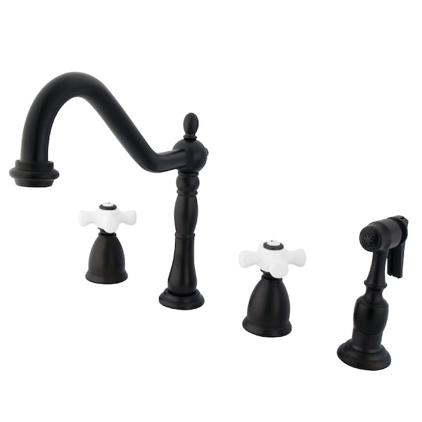 Widespread Kitchen Faucet, Oil Rubbed Bronze